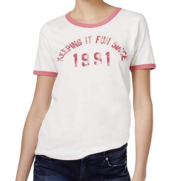 Junkfood keeping it fun since 1991 graphic tee top